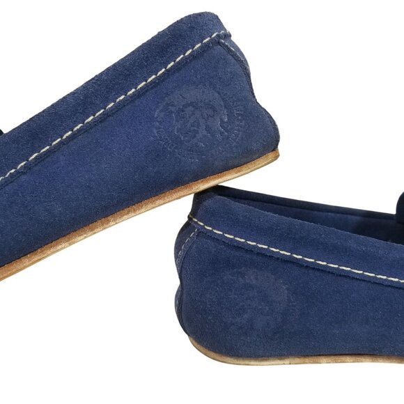 Diesel Blue Suede Loafers